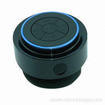 Waterproof IP67 Portable Bluetooth Shower Speaker for Bathroom and Pool Purposes